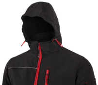 RUFUS JACKET BLACK/RED