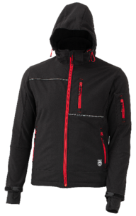 RUFUS JACKET BLACK/RED