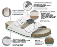 WHITE HORSE SLIPPER